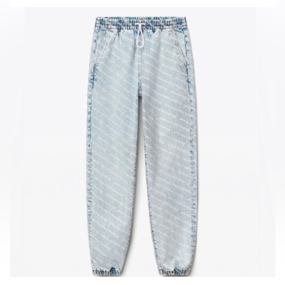Alexander Wang Denim Joggers Pants Jeans Size S